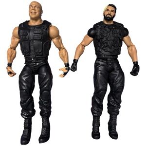 The Shield Kurt Angle Elite Seth Rollins WWE Figure
